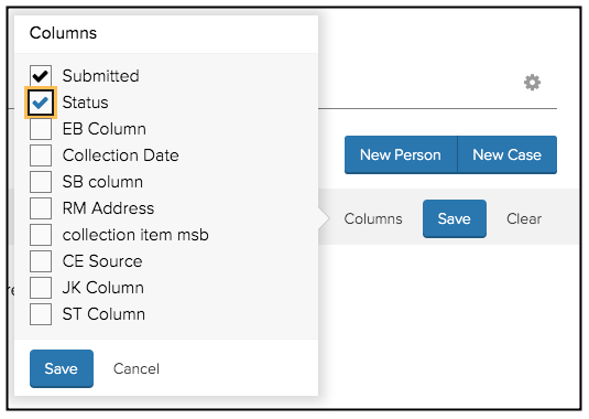 Column Choices